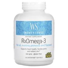 Natural Factors, WomenSense, RxOmega-3, 120 мягких таблеток
