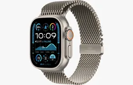 Apple Watch Ultra 2 2024 49mm Natural Titanium Titanium Milanese Loop