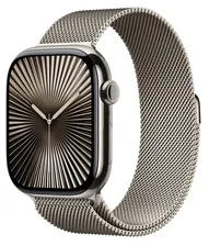 Умные часы Watch S10 42mm Natural Titanium Case with Natural Milanese Loop