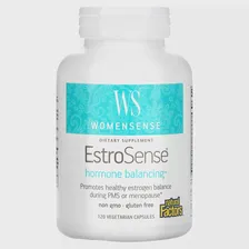 Natural Factors, WomenSense, EstroSense, Средство для поддержания гормонального баланса, 120 вегетарианских капсул