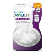 Соски для кормления анатомические противоколиковые Philips Avent Natural с 6 месяцев 2 шт