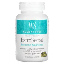 Natural Factors, WomenSense, EstroSense, гормональный баланс, 60 капсул
