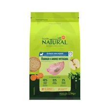 Сухой корм для собак мелких пород Guabi Natural Цыпленок и коричневый рис 2,5 кг