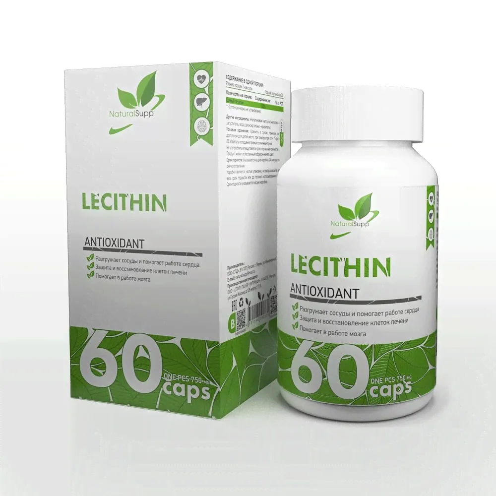 Lecithin (60 капсул) Natural Supp-0