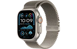 Apple Watch Ultra 2 Natural Titanium Milanese Loop Natural