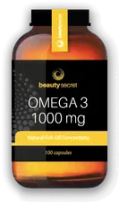 Omega 3 Natural Fish Oil Concentrate (Омега 3 Натуральный Концентрат Рыбьего жира) 100 капсул (Beauty Secret)